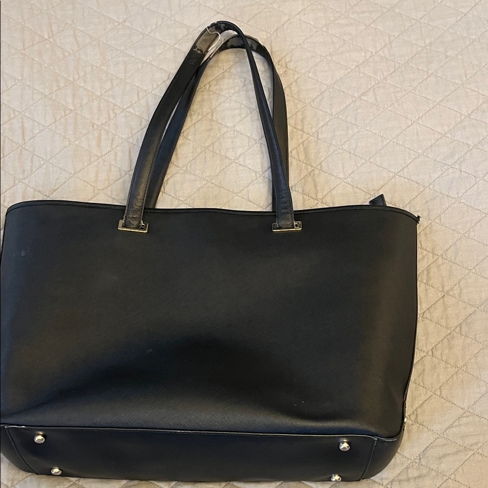 Lo & Sons Sleek Black Tote